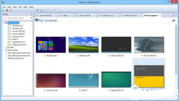 vmware虚拟机截图