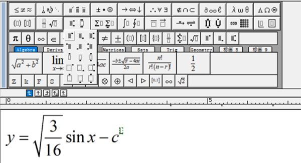 MathType公式编辑器