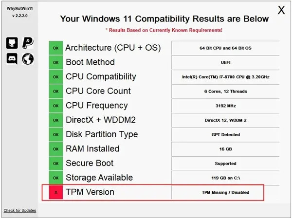 【WhyNotWin11官方下载】WhyNotWin11下载(win11升级检测工具) v2.2.1.0 最新中文版插图7