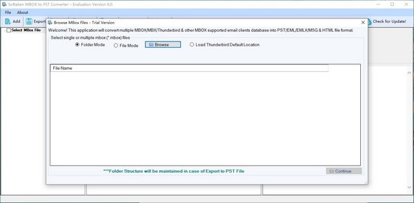 Softaken MBOX to PST Converter免费版