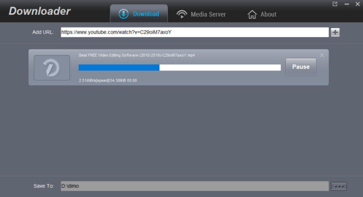 Dimo Video Downloader破解版截图