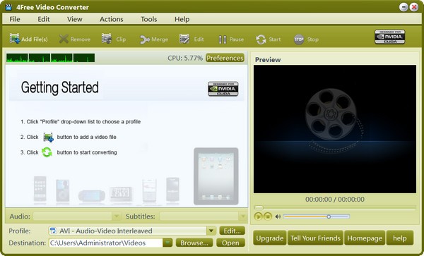 4Free Video Converter下载