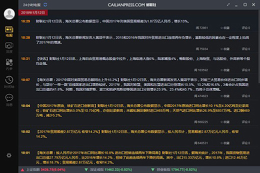 财联社24小时滚动播报
