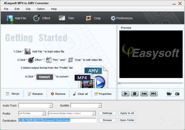 4Easysoft MP4 to AMV Converter免费版