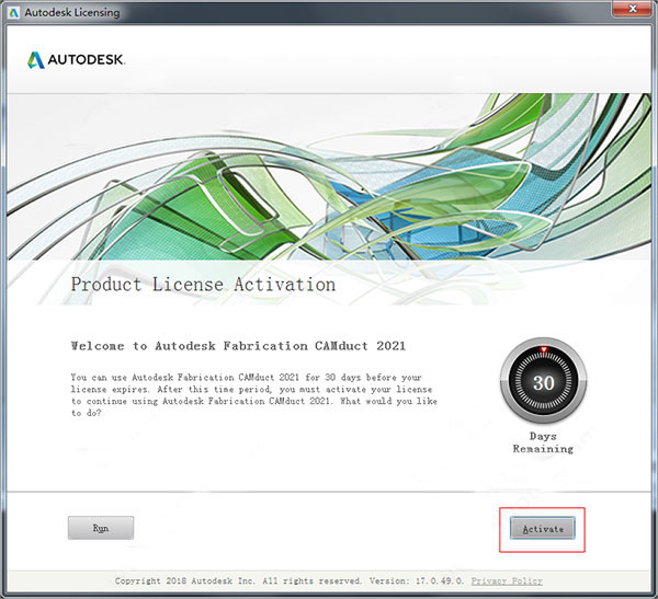 Autodesk Fabrication CAMduct2021破解版安装方法