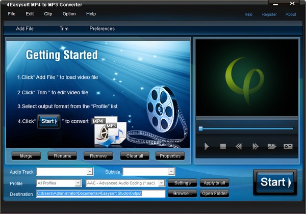 4Easysoft MP4 to MP3 Converter官方版