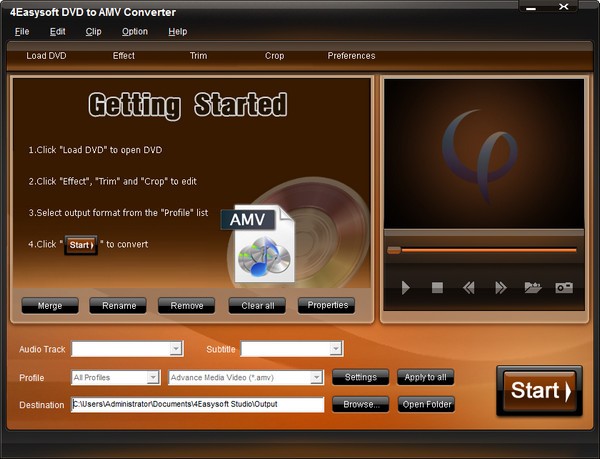 4Easysoft DVD to AMV Converter下载
