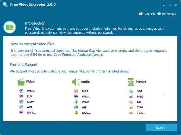 Free Video Encryptor官方版