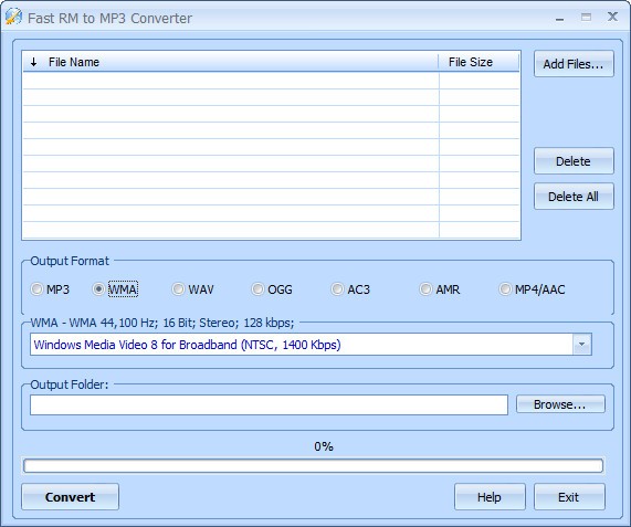 Fast RM to MP3 Converter免费版