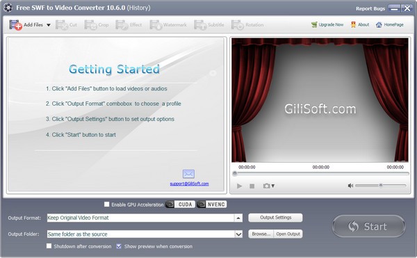 Free SWF to Video Converter官方版