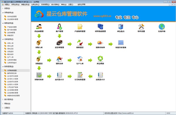 星云仓库管理系统