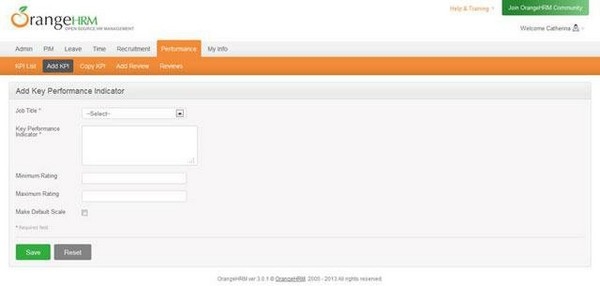 OrangeHRM中文版截图