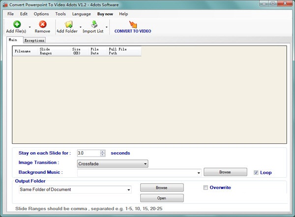 Convert Powerpoint to Video 4dots
