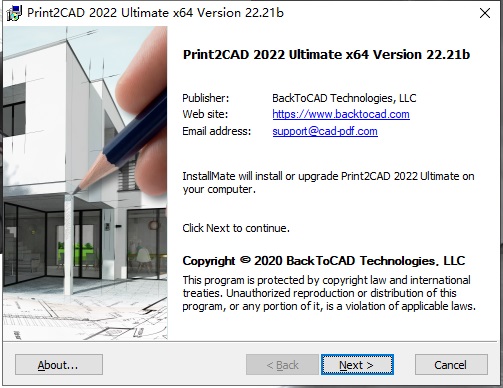 【Print2CAD 2022激活版】BackToCAD Print2CAD 2022免费下载 v22.21b 中文激活版(附激活码)插图3
