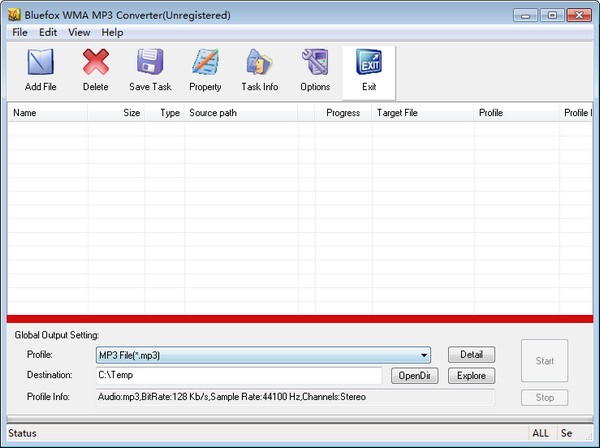 Bluefox WMA MP3 Converter破解版