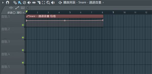 FL12汉化破解版在剪辑音轨中插入和编辑各种剪辑
