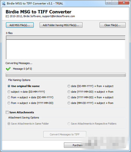 Birdie MSG to TIFF Converter官方版