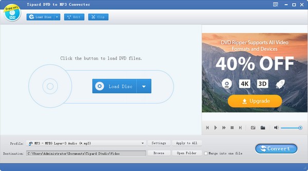 Tipard DVD to MP3 Converter破解版