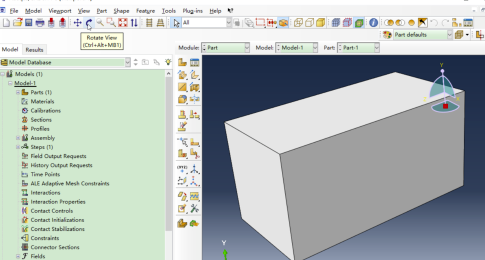Abaqus6.14汉化版鼠标操作方式以及对默认方式的更改