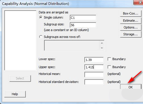 Minitab18中文版怎么做cpk